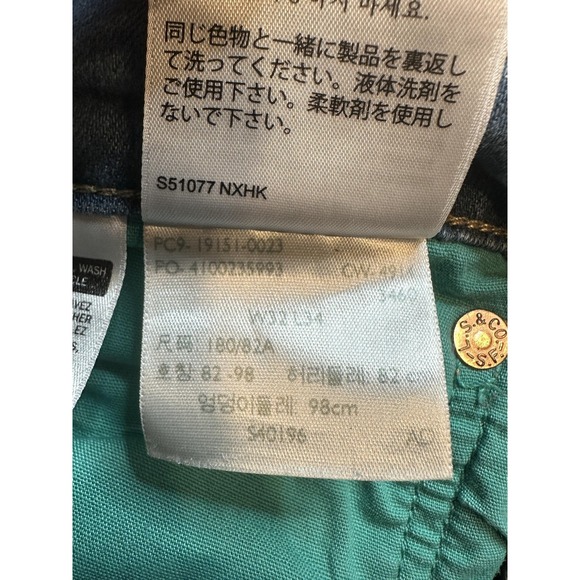 Levi's 511 Slim Taper Jeans Mens 32x34 (31x30) Medium Wash Blue Stretch Denim - Picture 14 of 16